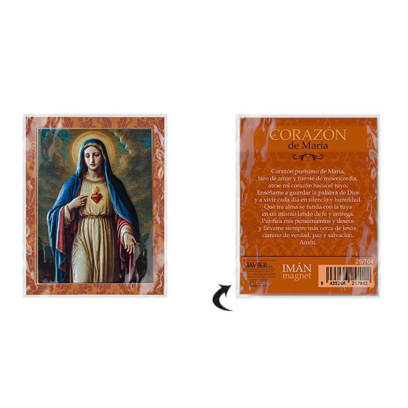 Im�n Coraz�n de Mar�a - 8 x 6 cm