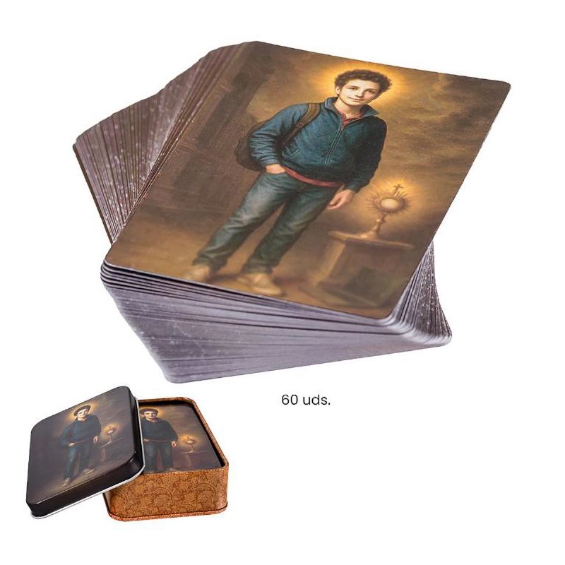 ESTAMPAS SAN CARLOS ACUTIS 60 UNIDADES CAJA METAL