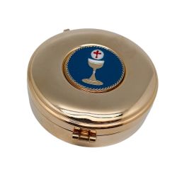 Portavi�tico dorado con medall�n esmaltado - ...