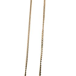 Cadena Barbada de Oro - 45 cm - Oro 18 kt. Cadena Barbada de Oro - 45 cm - Oro 18 kt.