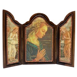 TRIPTICO MADERA RUSTICO, MEDIDAS CERRADO: ALT 3...