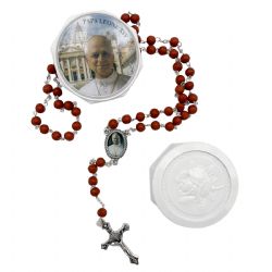 Rosario p�talos rosa Papa Le�n XIV - Presentaci...